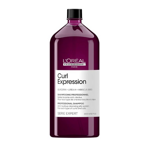 Shampoo Anti-Residuos Limpieza Profunda Cabello Rizado y Ondas Curl Expression Serie Expert 1500 ML Loreal Pro