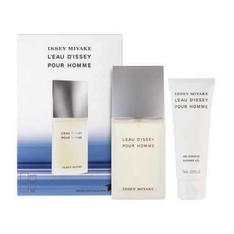 Set Issey Miyake Leau DIssey Pour Homme Edt 75 ML  Shower gel 75 ml