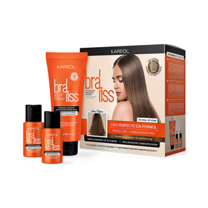 Set Kareol Máscara Alisadora + Shampoo + Acondicionador