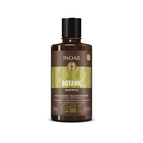 Shampoo INOAR Botanic Óleo de Rícino 300 ml