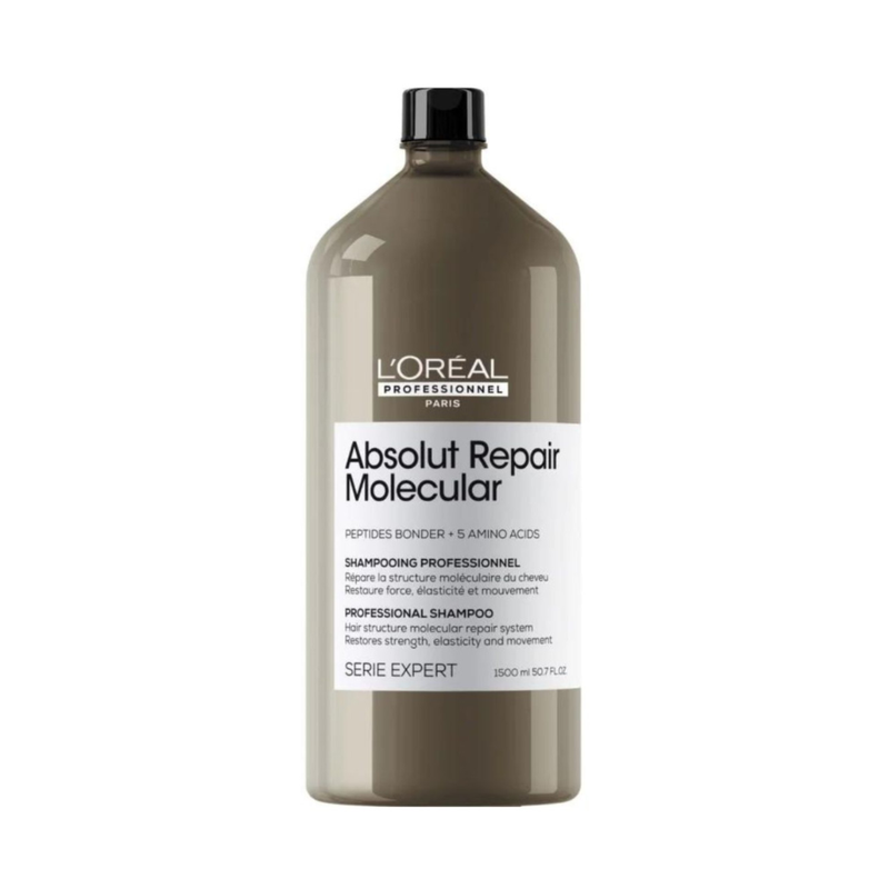 Shampoo Profesional Sin Sulfatos para cabellos dañados Absolut Repair Molecular 1500ml