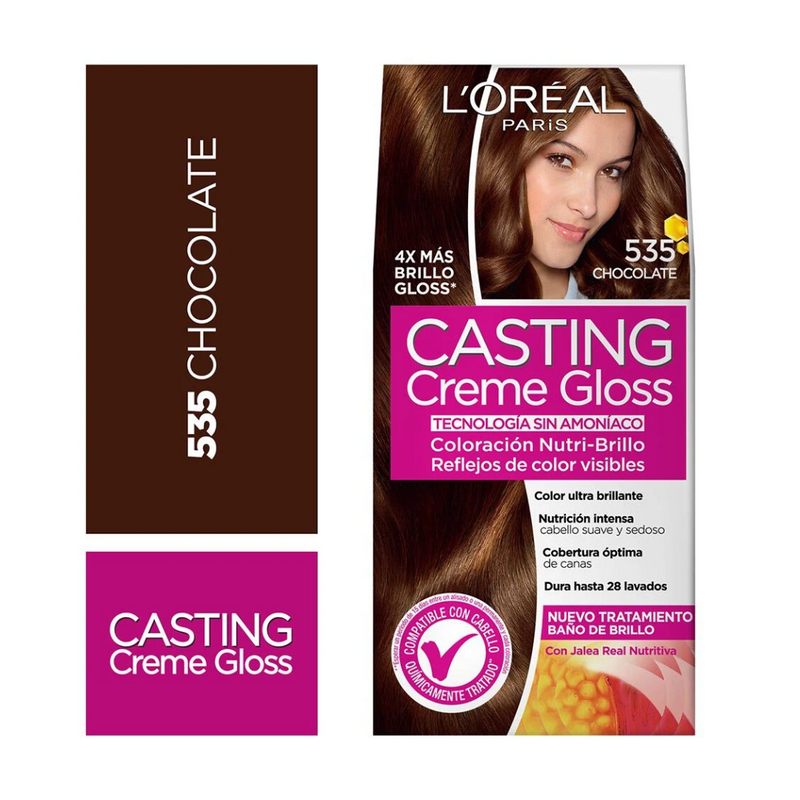 Tinte Casting Creme Gloss 535 Chocolate Loreal Paris