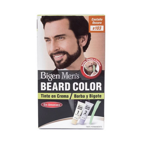 Tinte en Crema Barba y Bigote Castaño Oscuro B103