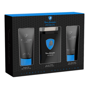 Tonino Lamborghini Set de 3 piezas Acqua EDT 125 ML + Shower Gel 100 ML + After Shave 100 ML  Hombre