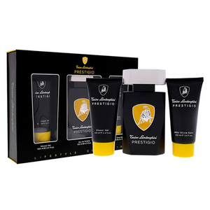 Tonino Lamborghini Set de 3 piezas Prestigio EDT 125 ML + Shower Gel 100 ML + After Shave 100 ML  Hombre