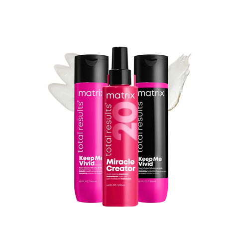 Set Keep Me Vivid Shampoo y Acondicionador + Miracle Creator Matrix