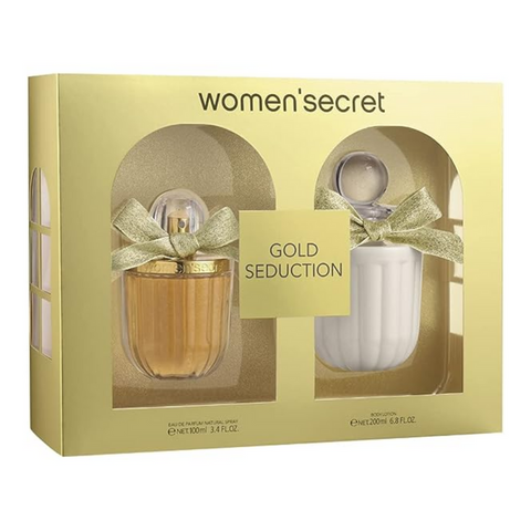 Woman Secret Gold Seduction Estuche 100ml Edp + Crema 200ml  Mujer